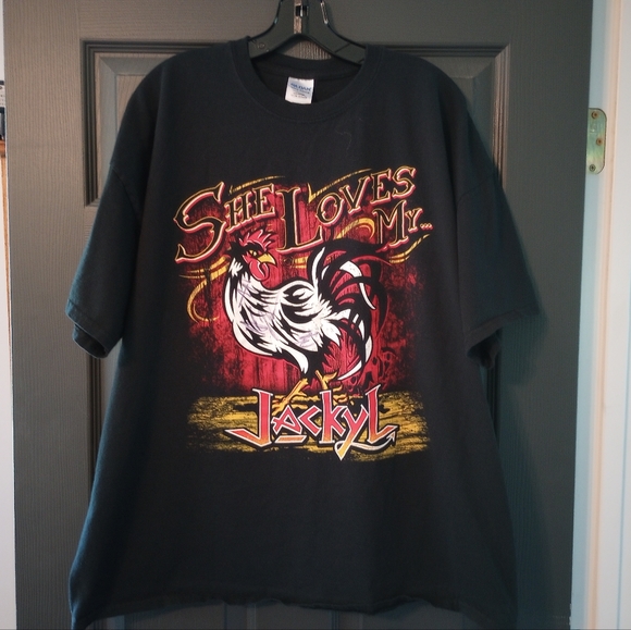 Jackyl rock band 90s throwback style graphic tee shirt lp album she loves my 2xl - Picture 1 of 6